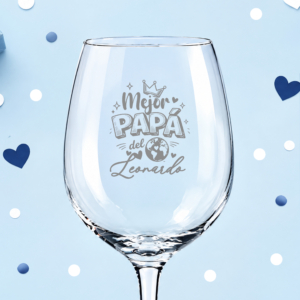 Copa de vino Mejor papá del mundo