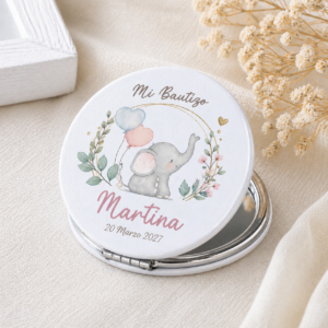 Pack de 10 espejo bautizo personalizado
