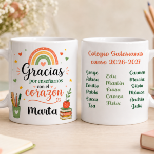 Taza personalizada Profe y alumnos